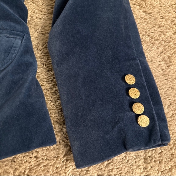 Vintage Old Nazy Womens Navy Blue Button up Blazer. Medium - Picture 4 of 6